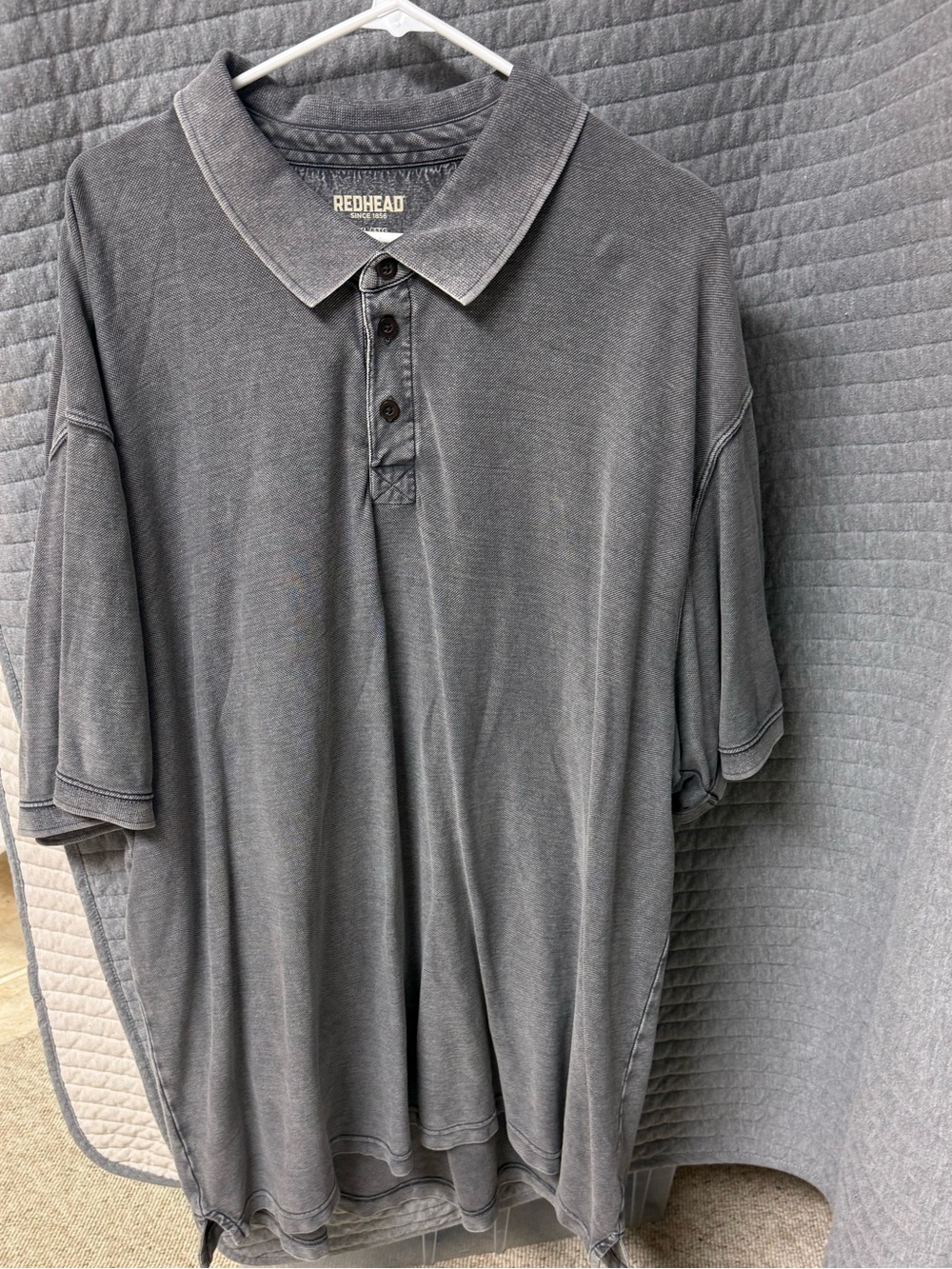 RedHead Men's Gray Heather Polo Shirt